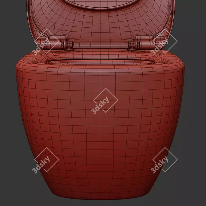 Ideal Standard AquaBlade 3749 Round Toilet 3D model image 5