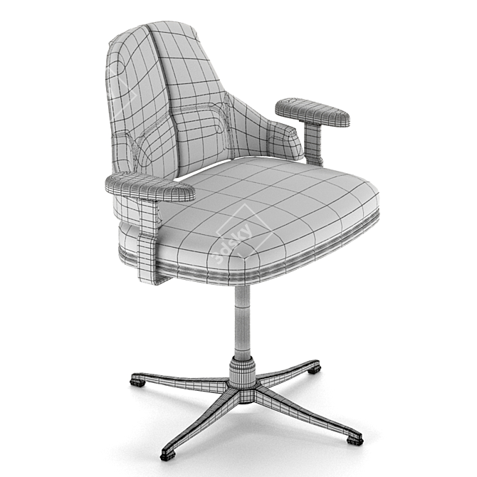 ErgoFlex Office Chair 3D model image 5