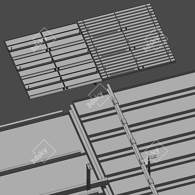 SAS International Suspended Ceiling 3D model image 5