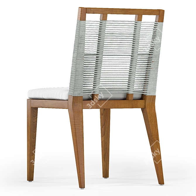 Amalfi Outdoor Side Chair: Stylish and Functional 3D model image 2