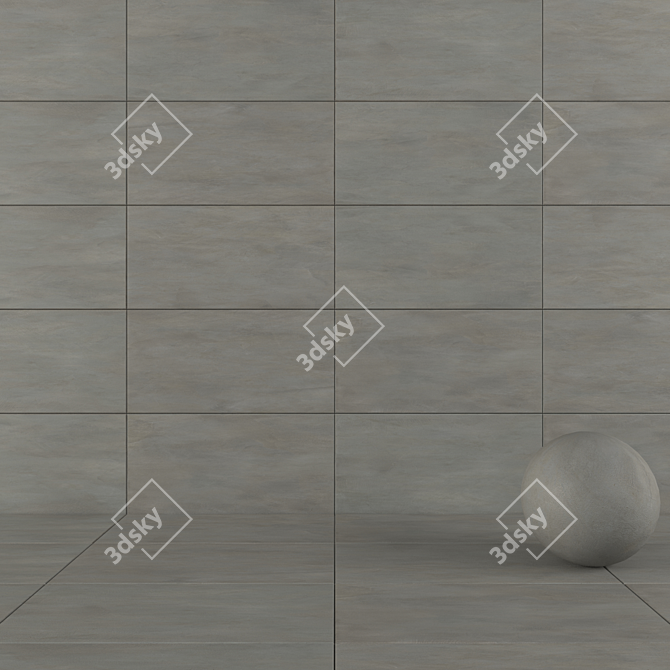 Luce Peltro Concrete Wall Tiles 3D model image 1