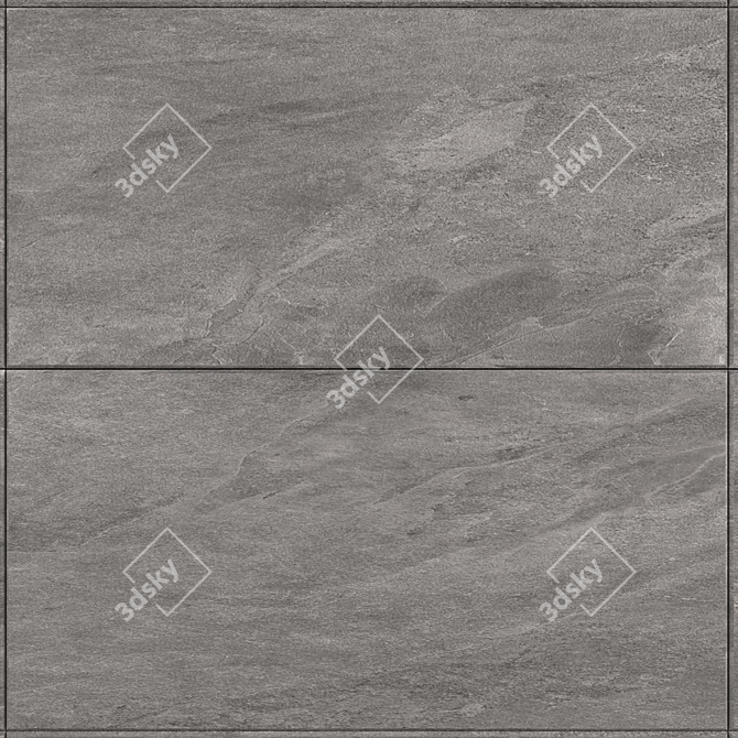 Mineral Fog Concrete Wall Tiles 3D model image 2