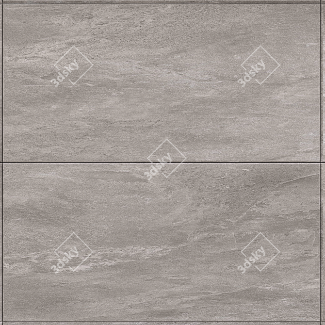 Mineral Greige Concrete Wall Tiles 3D model image 2