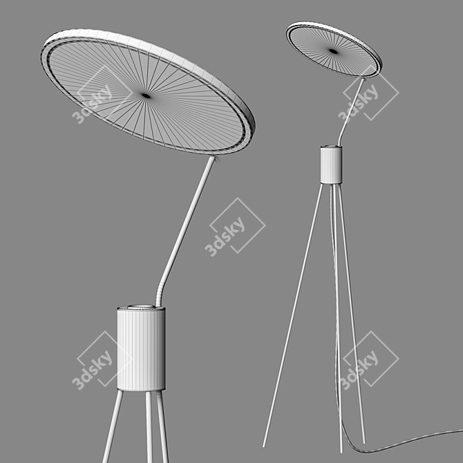  Ecrate Floor Lamp: Elegant and Modern 3D model image 2