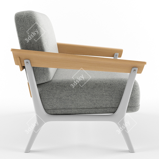 Meraki Claudio Single Seater Sofa 3D model image 2