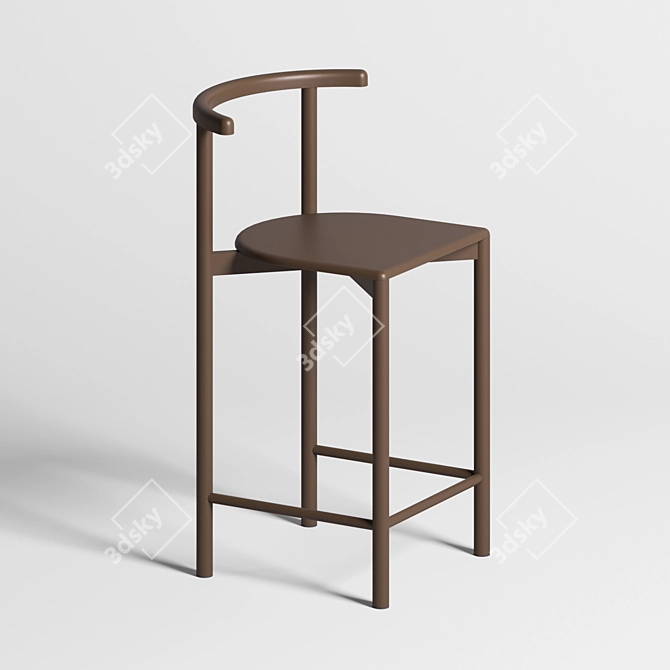 NRA Semi-Bar Stool 3D model image 1