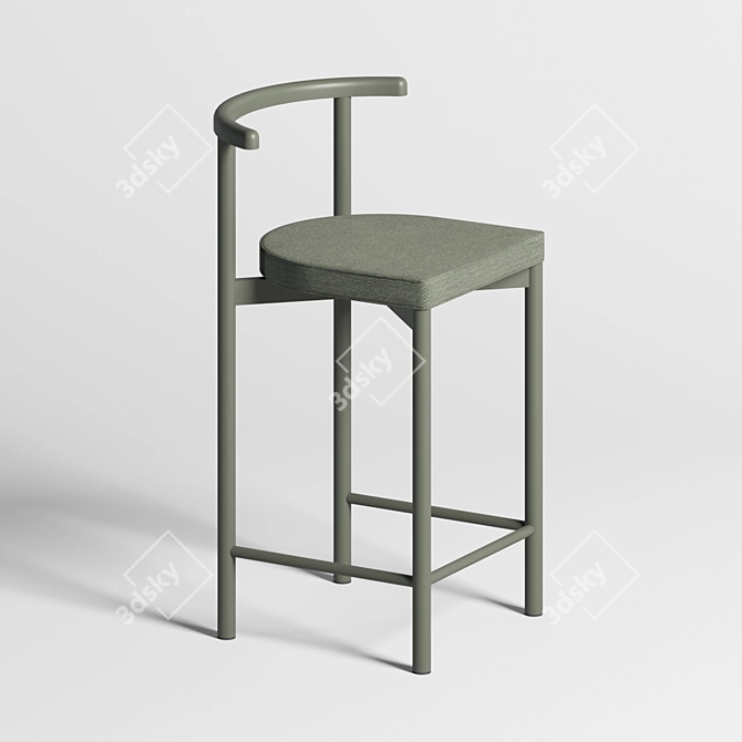 NRA Semi-Bar Stool 3D model image 3