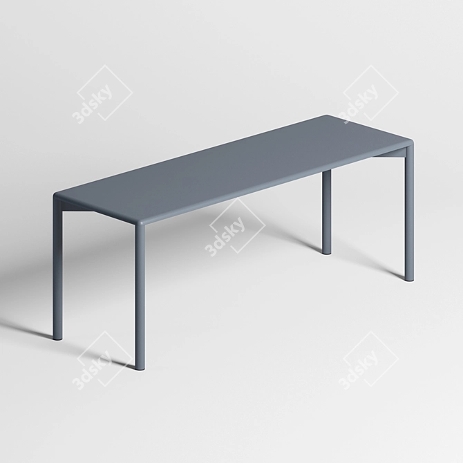 NRA Bench - Deluxe Outdoor Seating 3D model image 1