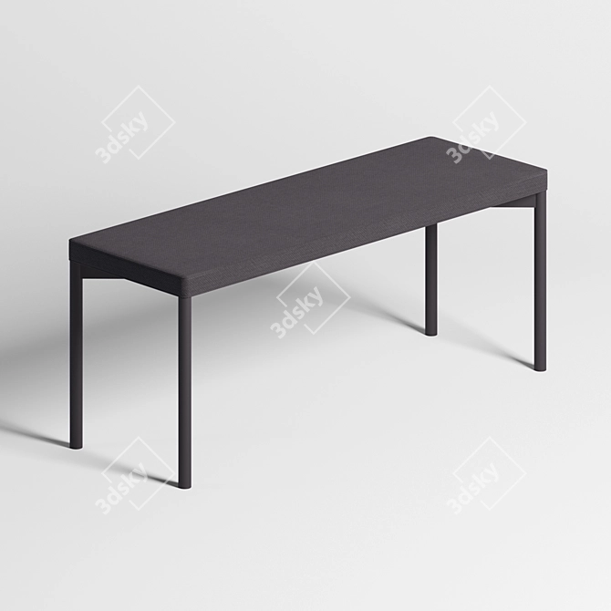 NRA Bench - Deluxe Outdoor Seating 3D model image 3