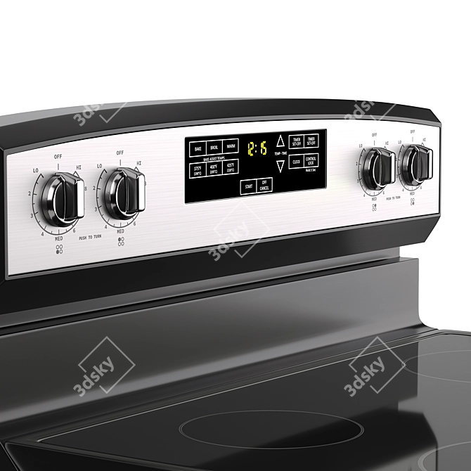 Amana AER6303MFS: High-Quality Oven for Perfect Interior Visualization 3D model image 3