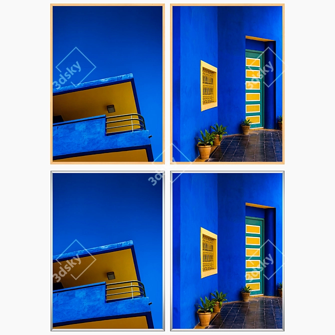 2-Piece Wall Painting Set 3D model image 3