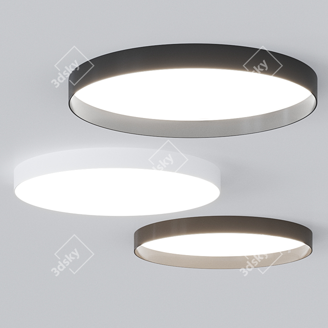 Sleek UP 4442 LED Ceiling Light 3D model image 3