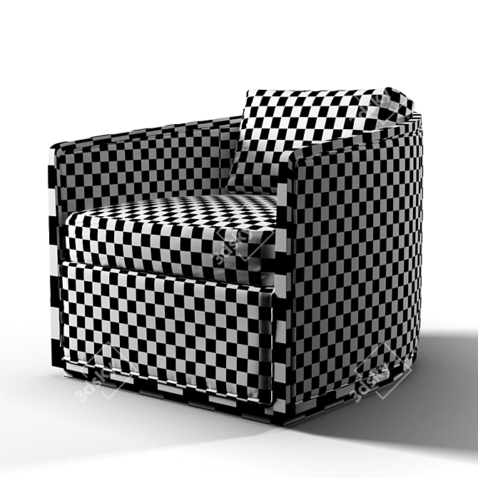 Restoration Hardware Dixon Swivel Chair 3D model image 2