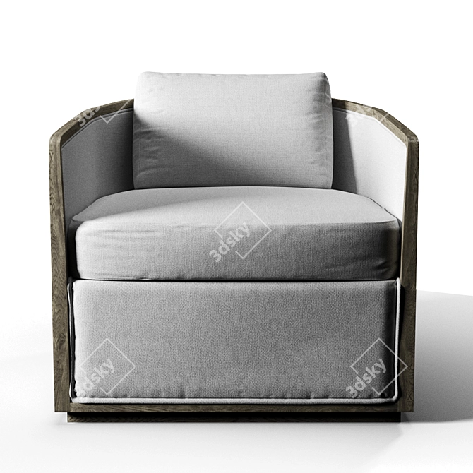 Restoration Hardware Dixon Swivel Chair 3D model image 4