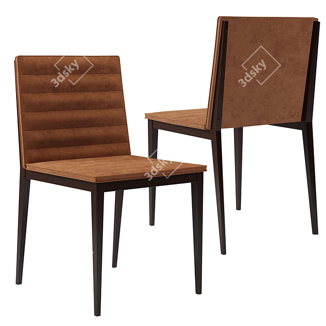 Sleek Comfort: Essential Chair (Domkapa) 3D model image 5