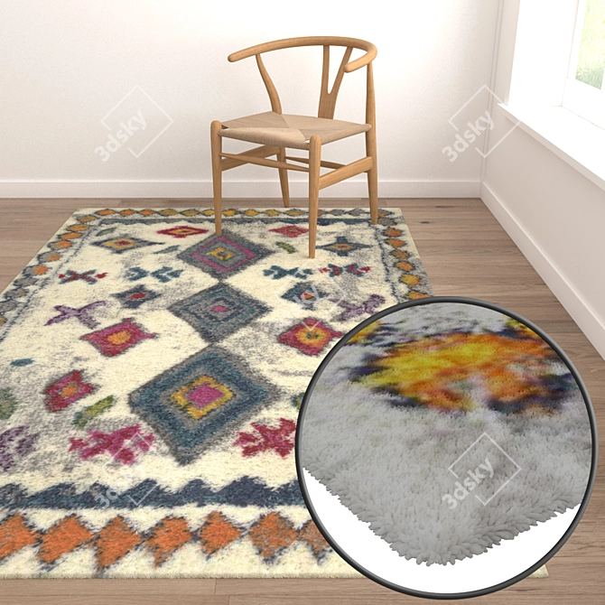 Versatile Carpet Set for Stunning Renders 3D model image 5