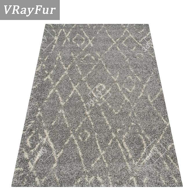 Luxury Rug Set: Premium Textures 3D model image 2