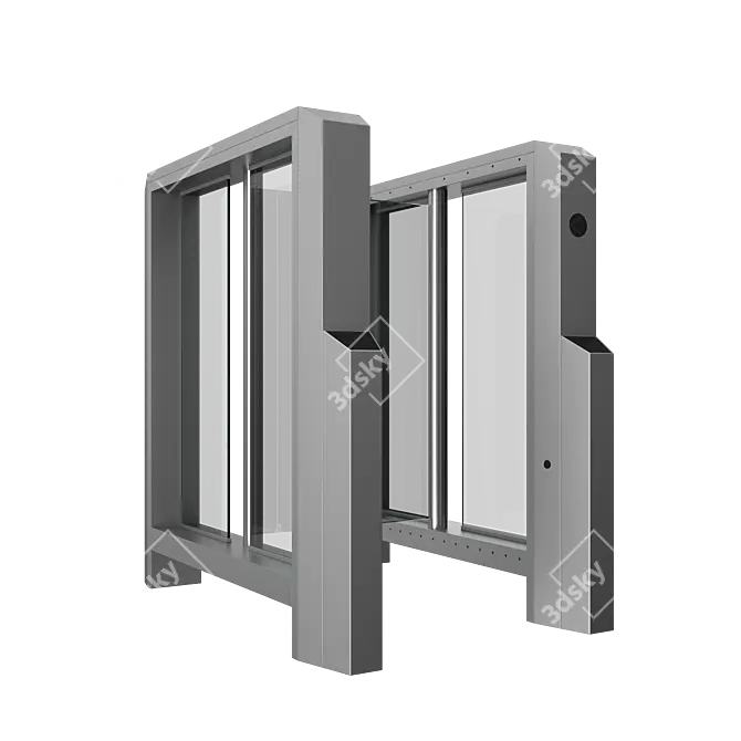 Gotschlich Axioma High Swing Turnstile: Secure Access for All 3D model image 1