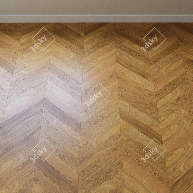 Karelia Libra Collection: Natural Oak Plank 3D model image 3