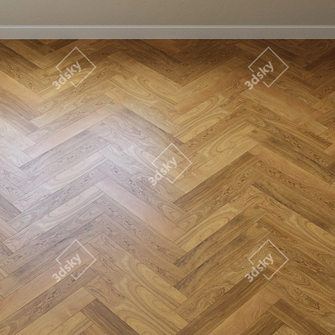 Karelia Libra Collection: Natural Oak Plank 3D model image 4