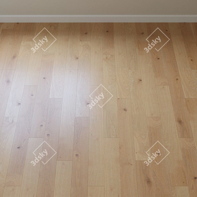 Karelia Dawn Oak Ivory Plank 3D model image 2