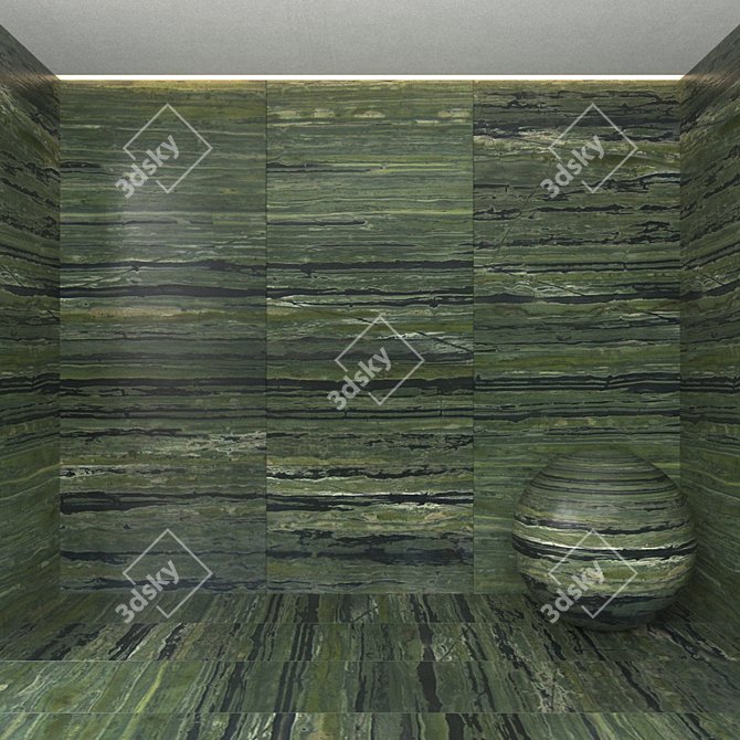 Versatile Verde Bamboo Quartzite 3D model image 1