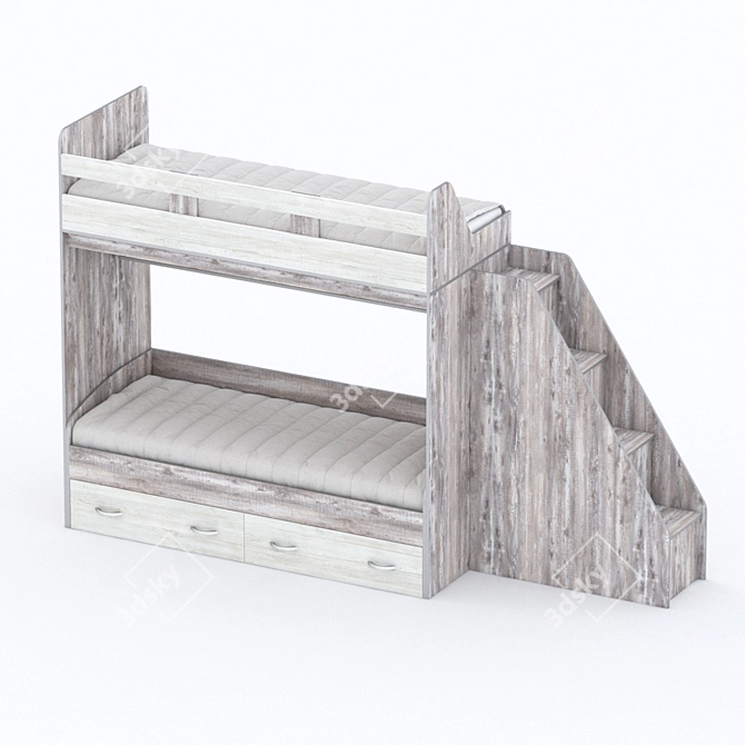 Yuta Kids Furniture Set 3D model image 6