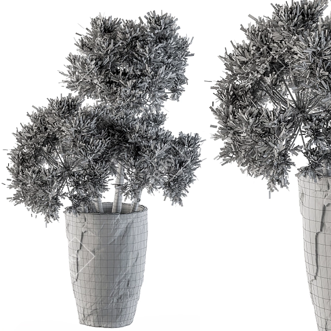 Natural Greenery: Dry Plants 32 3D model image 4