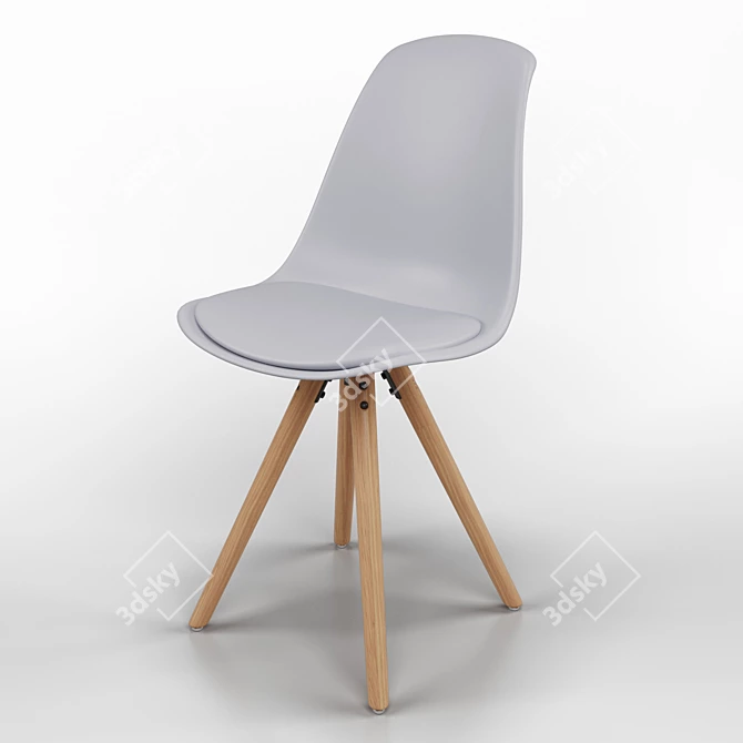 Modern Lars Chair 3D model image 1