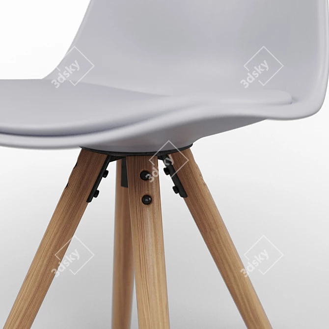 Modern Lars Chair 3D model image 4