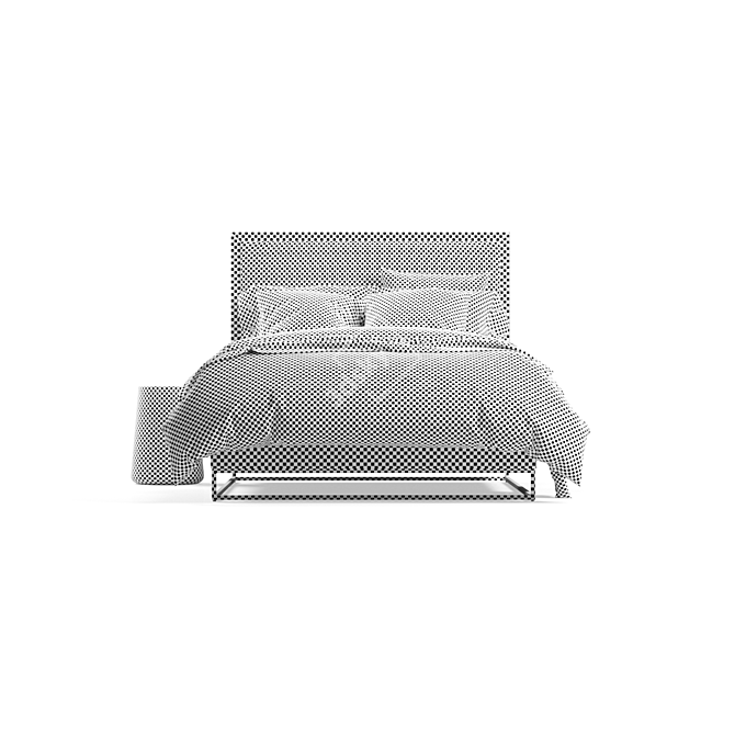 Avalon Storage Bed: Stylish and Functional 3D model image 15