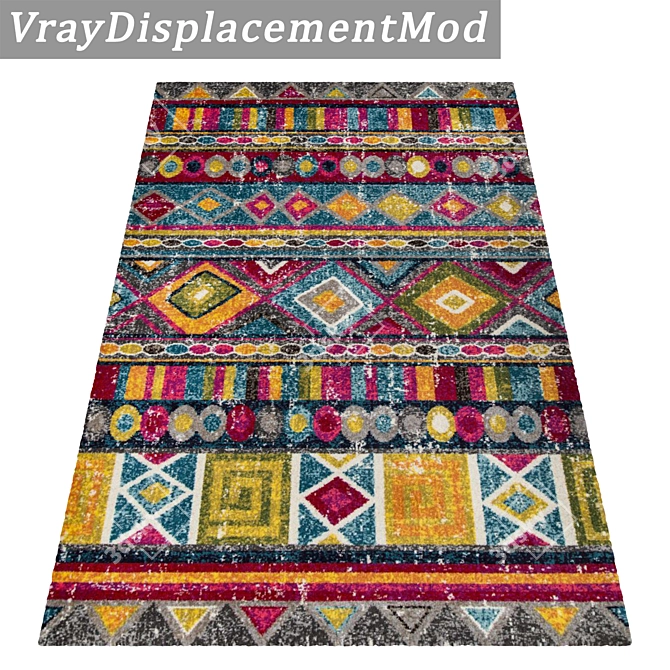 Versatile Premium Carpet Set 3D model image 3