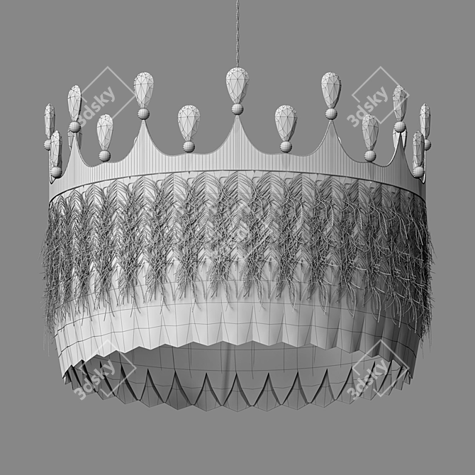 Princess Chandelier: Elegant and Exquisite 3D model image 2