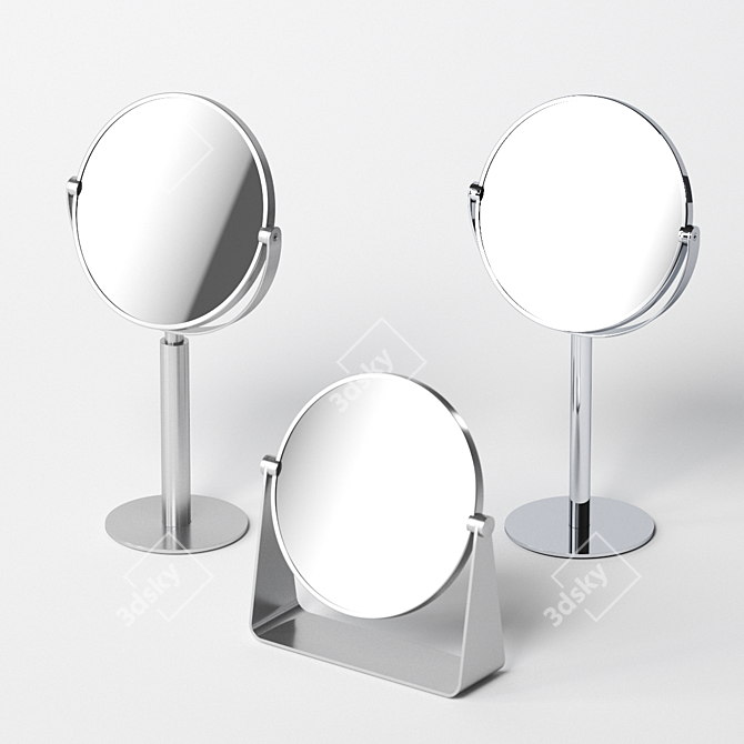 Glamorous Zack Cosmetic Mirror Set 3D model image 6