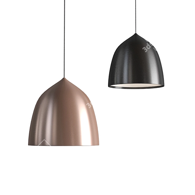 Romatti FRITZ: Stylish Pendant Lamp 3D model image 1