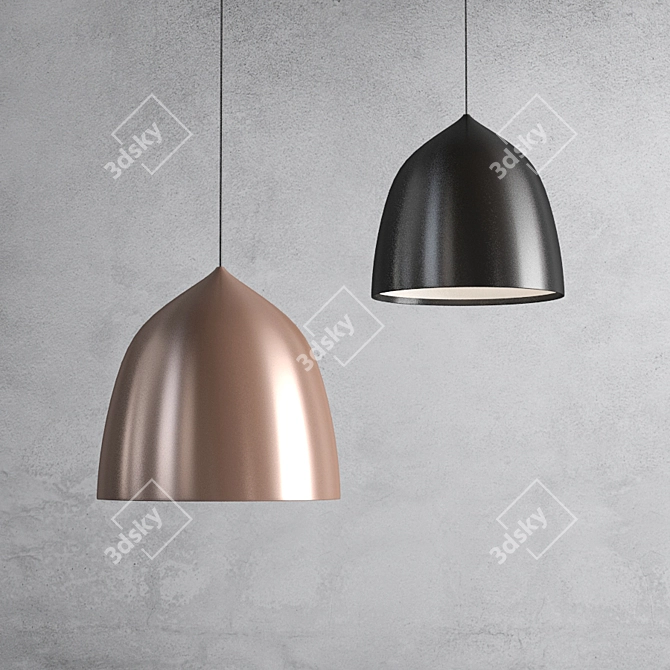 Romatti FRITZ: Stylish Pendant Lamp 3D model image 2