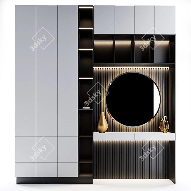 Classy Cabinet Collection 3D model image 1