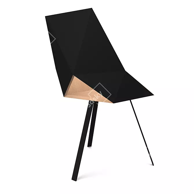 ErgoWood Los Angeles Chair 3D model image 3