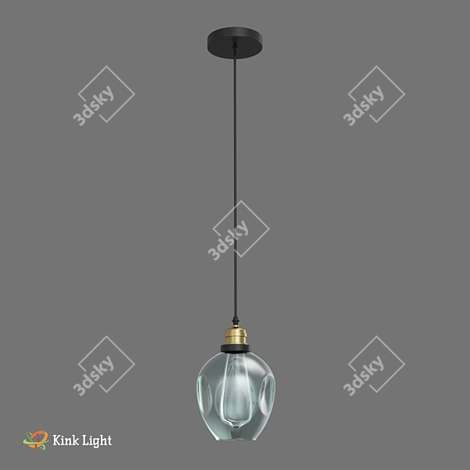 Scandinavian Style Suspension Light | 150cm Height | E27 1*40w 3D model image 1