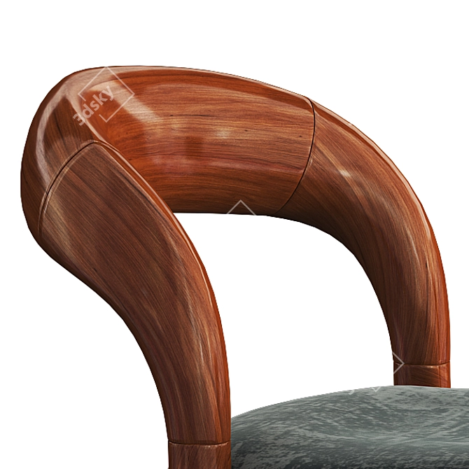 Artisan Neva Light Bar Chair 3D model image 3