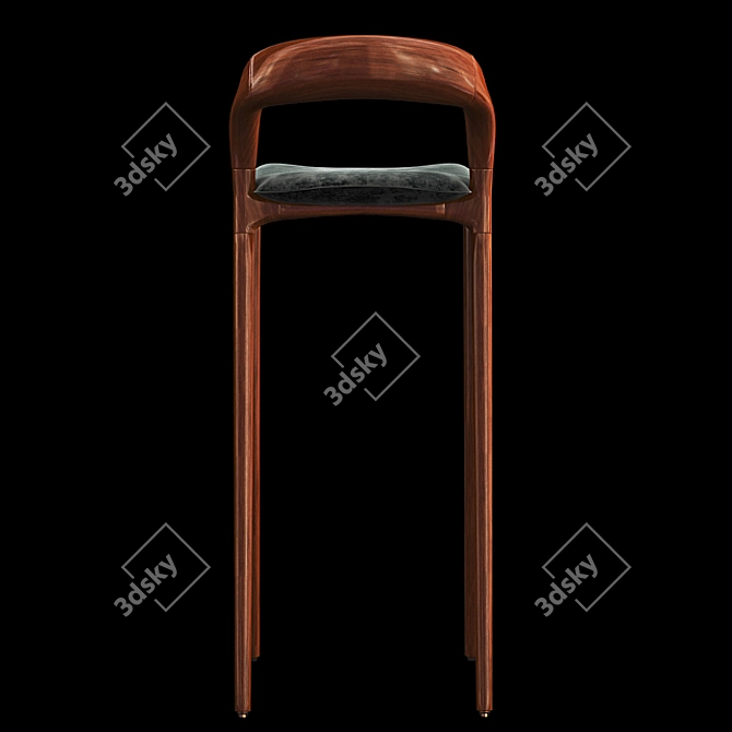 Artisan Neva Light Bar Chair 3D model image 4