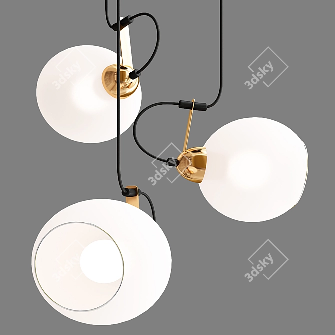 Eurosvet Bounce Pendant - Modern Lighting at Its Best 3D model image 2