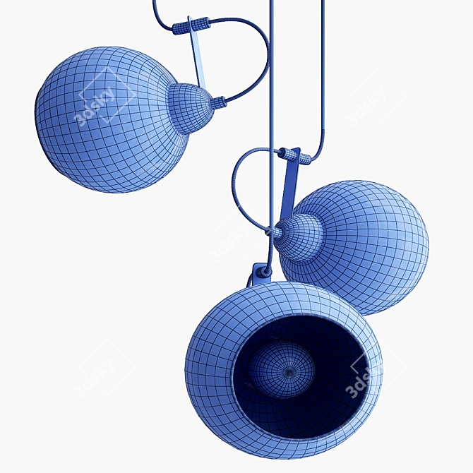 Eurosvet Bounce Pendant - Modern Lighting at Its Best 3D model image 3