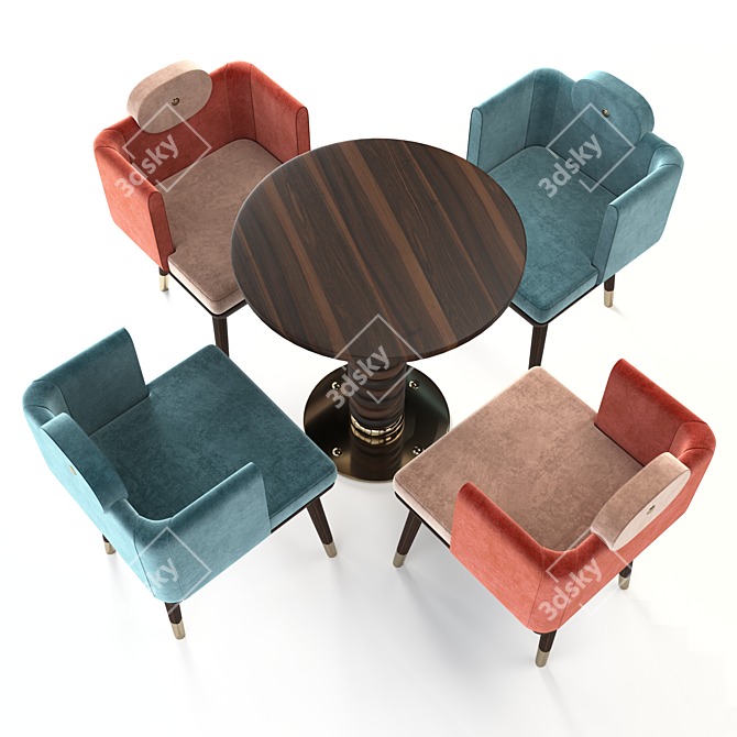 Mezzo Ashby-Gordon: 3Dmax Vray Render Furniture 3D model image 3