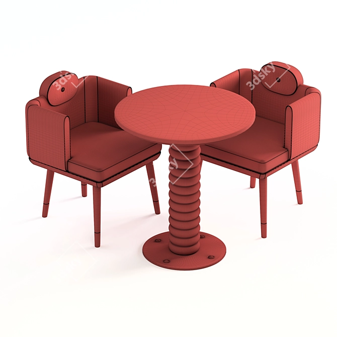 Mezzo Ashby-Gordon: 3Dmax Vray Render Furniture 3D model image 4