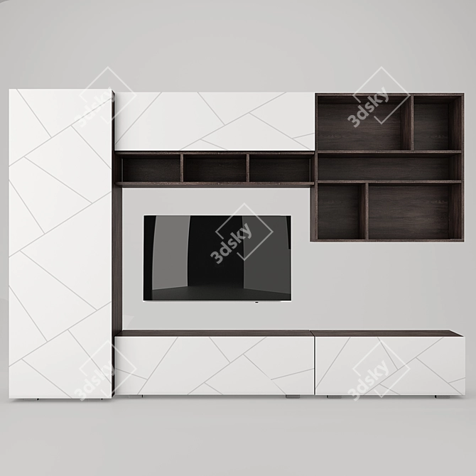 Lazurit Selesta TV Wall Unit 3D model image 5