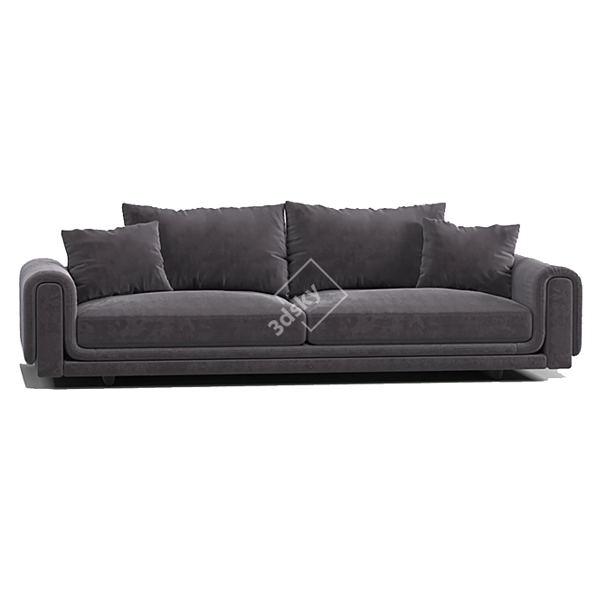 Modern Roche Bobois Underline Sofa 3D model image 3