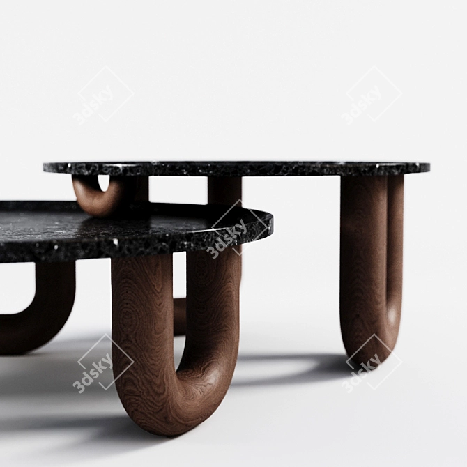 Modern Minimalistic Coffee Table 3D model image 2