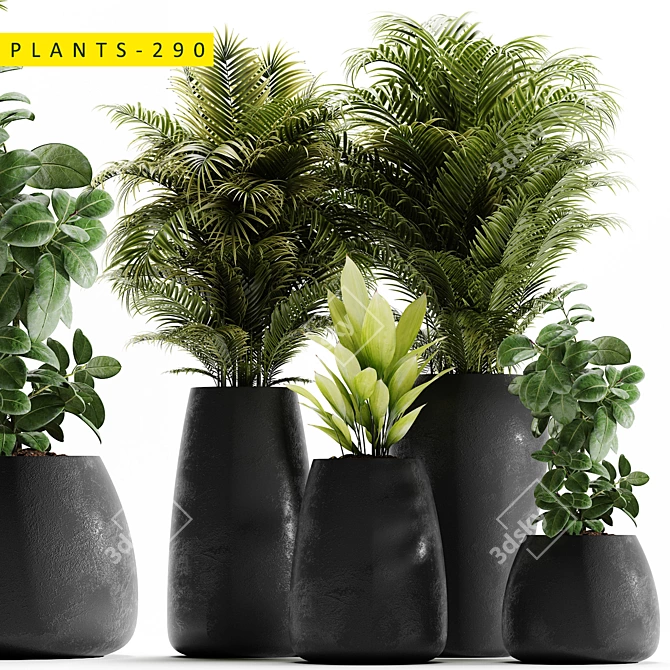 Assorted 3D Plant Models 3D model image 1