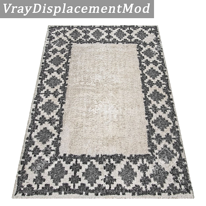 Luxury Carpet Set: High-Quality Textures & 3D Variants 3D model image 3